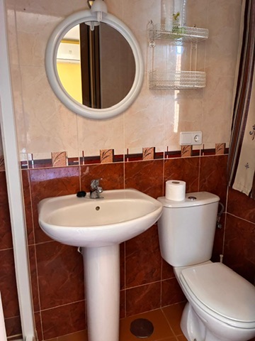 Baño con azulejos artesanos